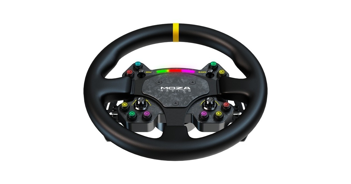 MOZA RS V2 Steering Wheel, Austausch-Lenkrad(schwarz)