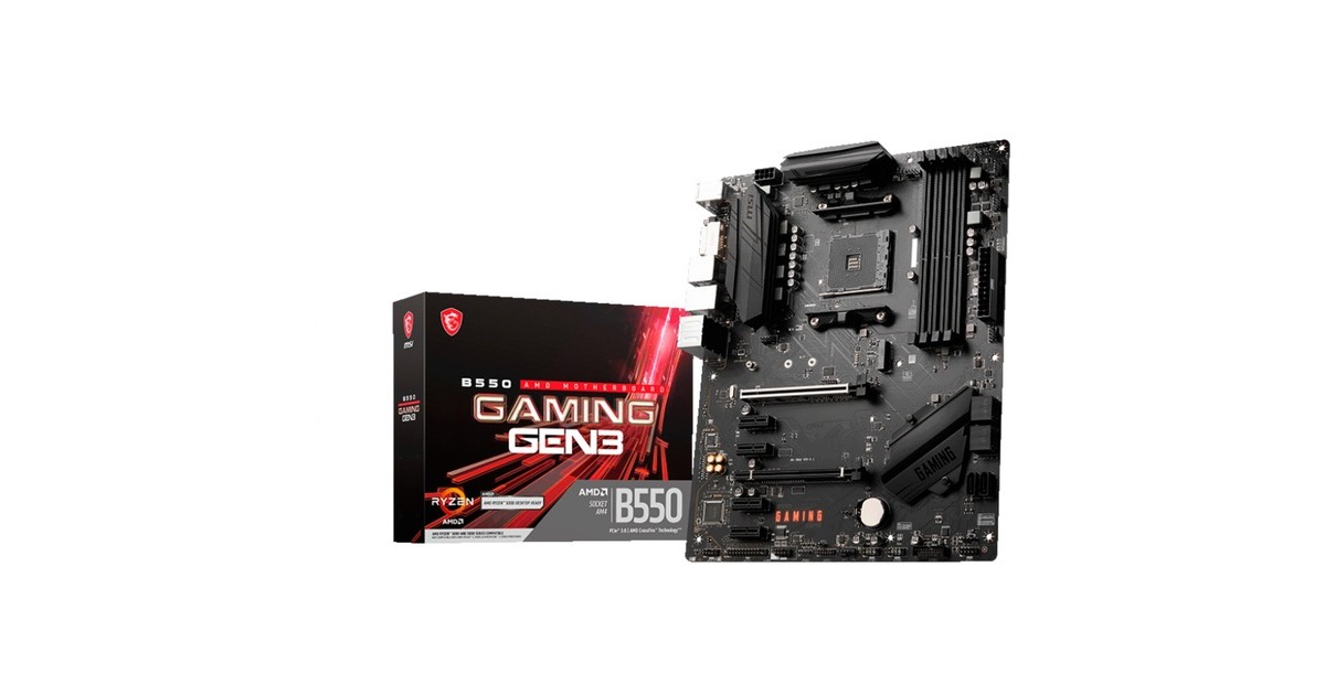 MSI B550 GAMING GEN3, Mainboard(schwarz, Outlet)