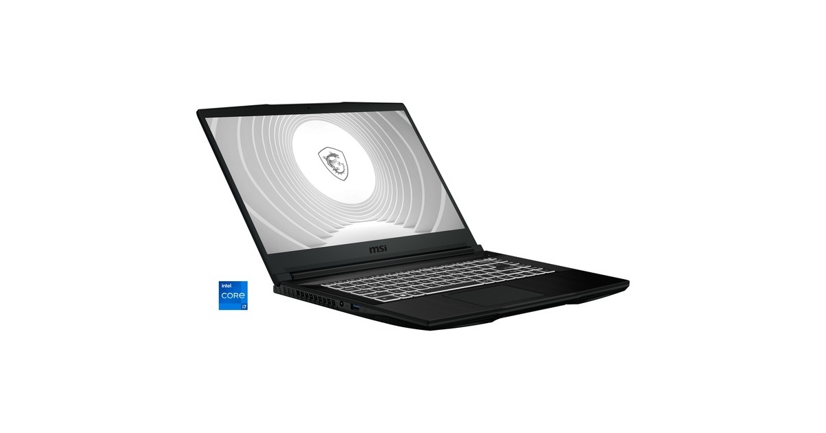 MSI CreatorPro M15 A11UIS-809, Notebook(schwarz, Windows 11 Pro 64-Bit, 39.6 cm (15.6 Zoll), 1 TB SSD) MSI CreatorPro M15 A11UIS-809, Notebook(schwarz, Windows 11 Pro 64-Bit, 39.6 cm (15.6 Zoll), 1 TB SSD)