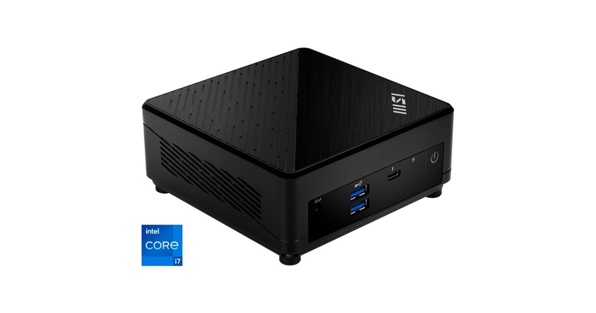 MSI Cubi 5 12M-020BDE, Barebone(schwarz, ohne Betriebssystem)