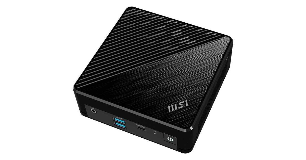 MSI Cubi N ADL-007DE, Mini-PC(schwarz, Windows 11 Pro 64-Bit)
