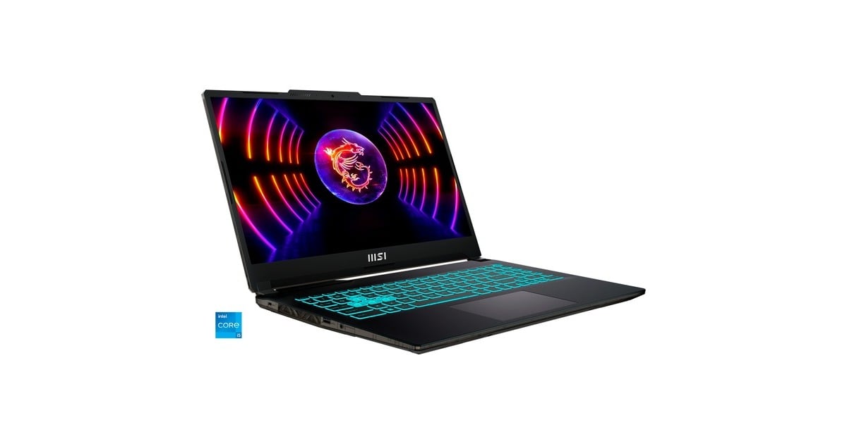 MSI Cyborg 15 A12VF-040, Gaming-Notebook(schwarz/transparent, ohne Betriebssystem, 39.6 cm (15.6 Zoll) & 144 Hz Display, 512 GB SSD, Outlet)