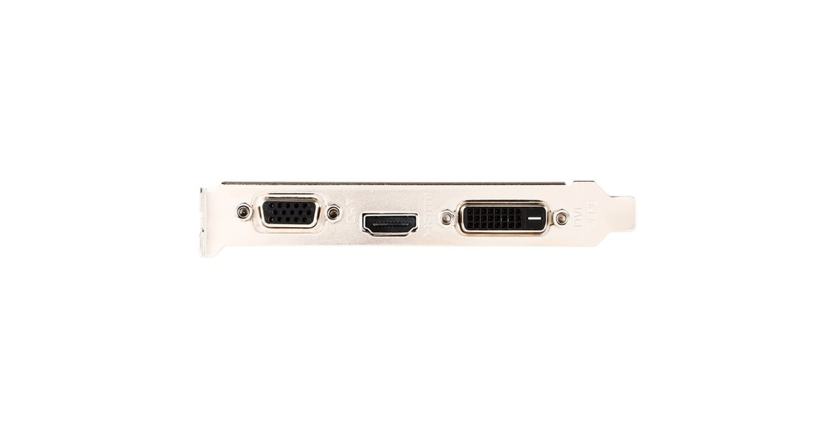 MSI GeForce GT 710 2GD3H LP, Grafikkarte(HDMI, DVI-D, VGA)