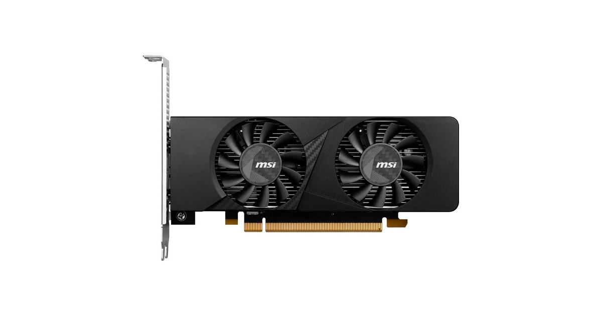MSI GeForce RTX 3050 OC LP 6G OC, Grafikkarte(1x DisplayPort, 2x HDMI 2.1)
