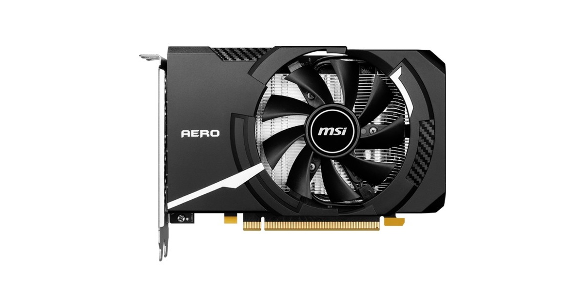 MSI GeForce RTX 4060 AERO ITX 8G OC, Grafikkarte(DLSS 3, 3x DisplayPort, 1x HDMI 2.1)