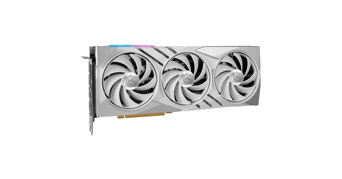 MSI GeForce RTX 4060 Ti GAMING X SLIM 16G WHITE, Grafikkarte(DLSS 3, 3x DisplayPort, 1x HDMI)