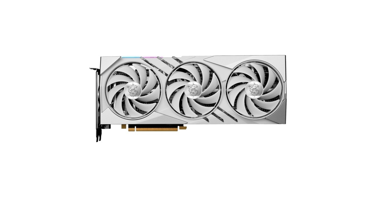 MSI GeForce RTX 4060 Ti GAMING X SLIM 16G WHITE, Grafikkarte(DLSS 3, 3x DisplayPort, 1x HDMI)