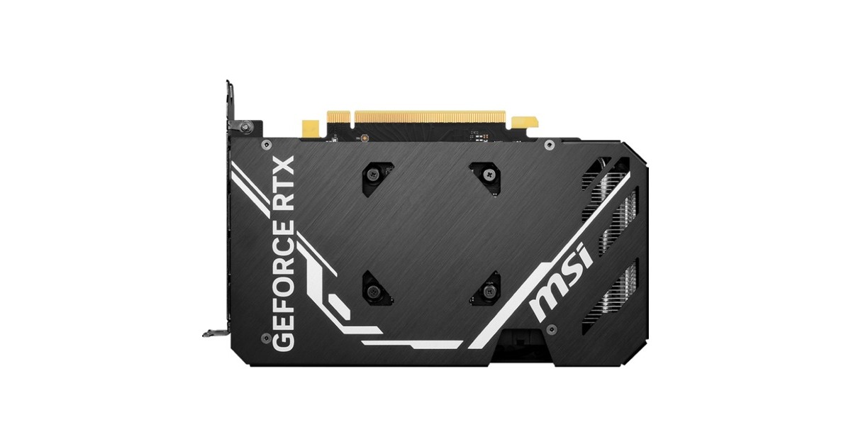 MSI GeForce RTX 4060 Ti VENTUS 2X BLACK 16G OC, Grafikkarte(DLSS 3, 3x DisplayPort, 1x HDMI 2.1)