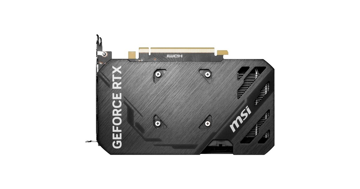 MSI GeForce RTX 4060 Ti VENTUS 2X BLACK 8G OC, Grafikkarte(DLSS 3, 3x DisplayPort, 1x HDMI 2.1)