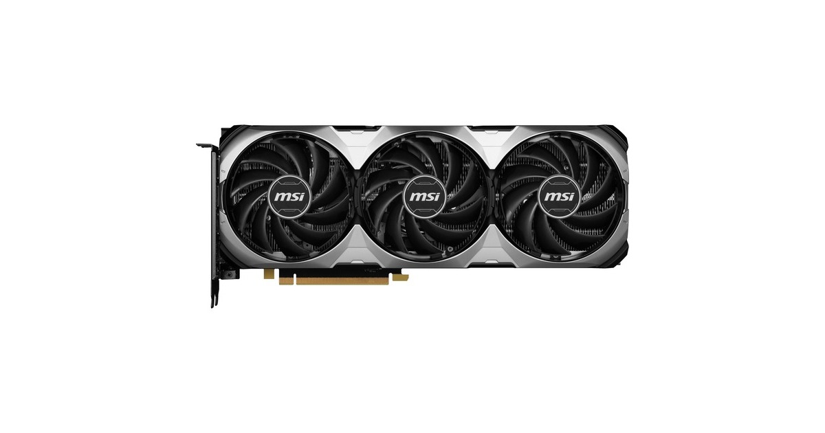 MSI GeForce RTX 4060 Ti VENTUS 3X 16G OC, Grafikkarte(schwarz/silber, DLSS 3, 3x DisplayPort, 1x HDMI)