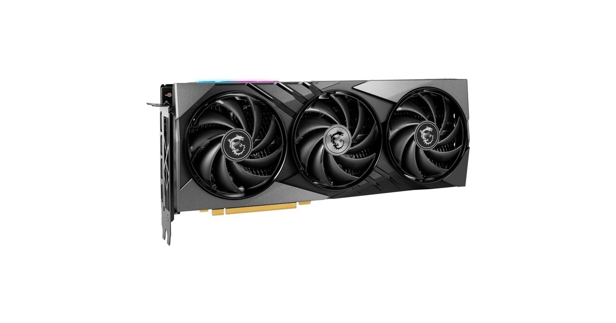 MSI GeForce RTX 4070 GAMING X SLIM 12G, Grafikkarte(DLSS 3, 3x DisplayPort, 1x HDMI 2.1a)