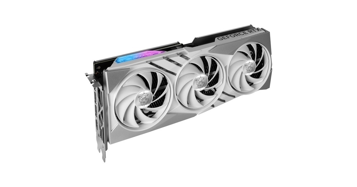 MSI GeForce RTX 4070 SUPER 12G GAMING X SLIM WHITE, Grafikkarte(DLSS 3, 3x DisplayPort, 1x HDMI 2.1)