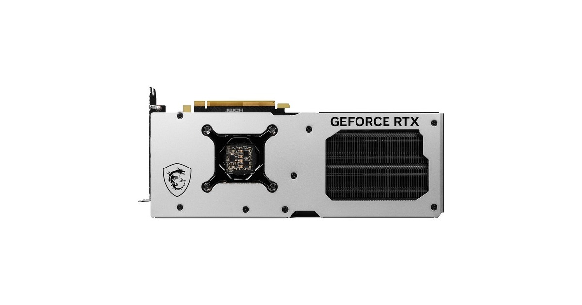 MSI GeForce RTX 4070 SUPER 12G GAMING X SLIM WHITE, Grafikkarte(DLSS 3, 3x DisplayPort, 1x HDMI 2.1)