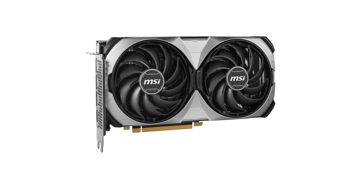 MSI GeForce RTX 4070 SUPER 12G VENTUS 2X OC, Grafikkarte(DLSS 3, 3x DisplayPort, 1x HDMI 2.1)