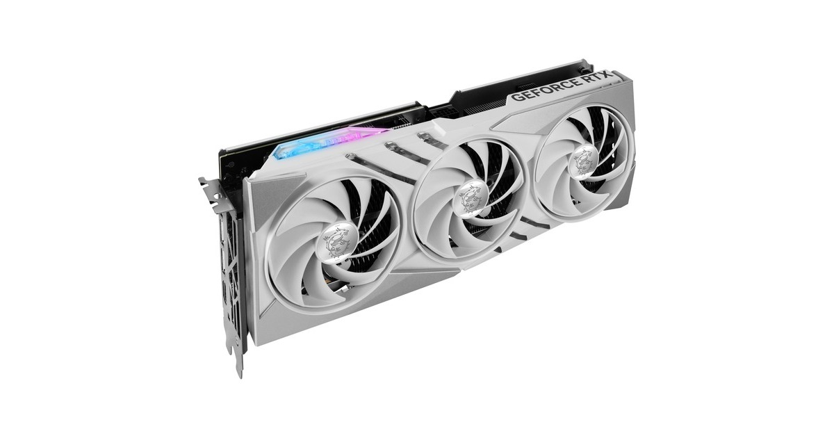 MSI GeForce RTX 4070 Ti SUPER 16G GAMING X SLIM WHITE, Grafikkarte(weiß, DLSS 3, 3x DisplayPort, 1x HDMI 2.1a)