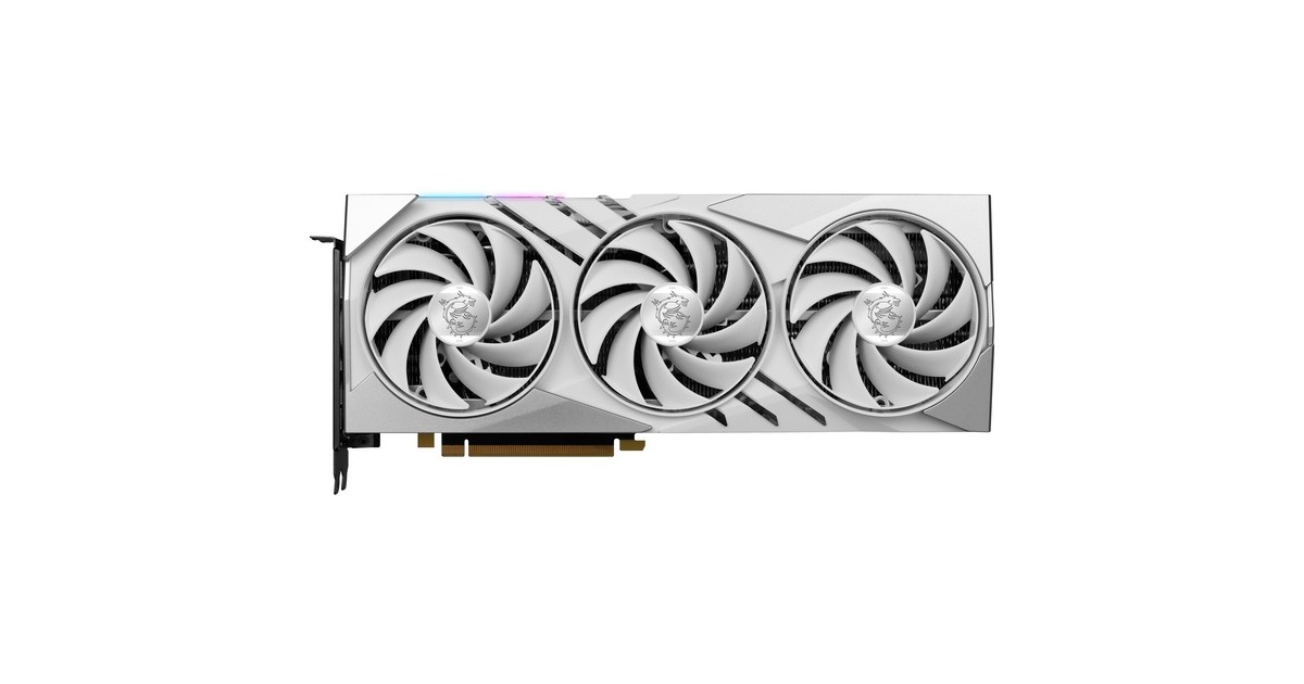 MSI GeForce RTX 4070 Ti SUPER 16G GAMING X SLIM WHITE, Grafikkarte(weiß, DLSS 3, 3x DisplayPort, 1x HDMI 2.1a)