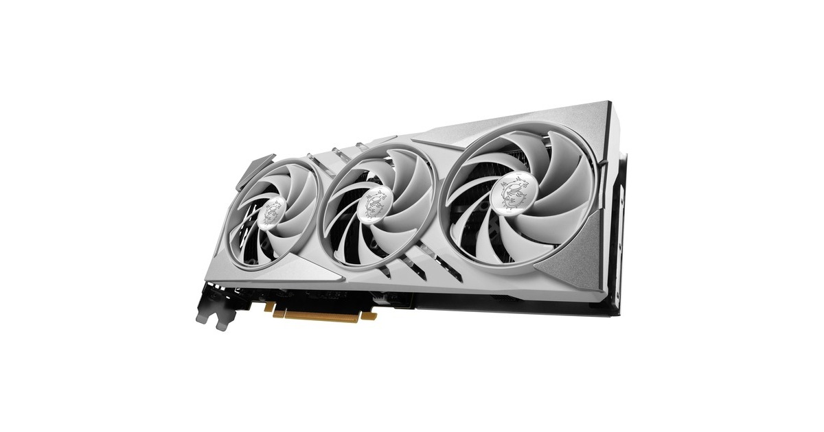 MSI GeForce RTX 4070 Ti SUPER 16G GAMING X SLIM WHITE, Grafikkarte(weiß, DLSS 3, 3x DisplayPort, 1x HDMI 2.1a)