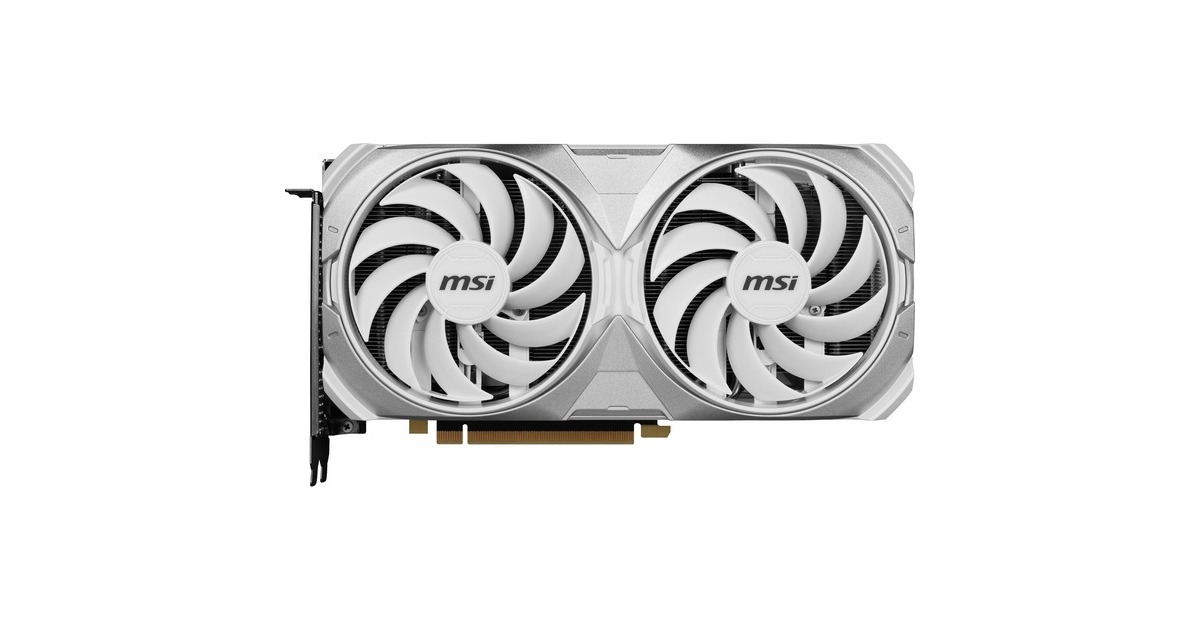 MSI GeForce RTX 4070 Ti SUPER 16G VENTUS 2X WHITE OC, Grafikkarte(weiß, DLSS 3, 3x DisplayPort, 1x HDMI 2.1a)