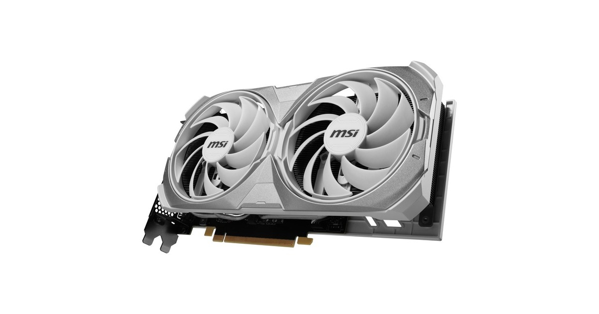 MSI GeForce RTX 4070 Ti SUPER 16G VENTUS 2X WHITE OC, Grafikkarte(weiß, DLSS 3, 3x DisplayPort, 1x HDMI 2.1a)