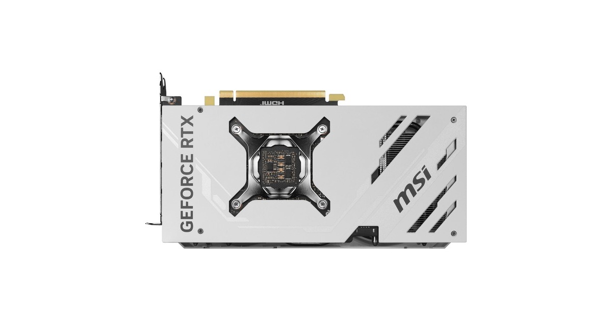 MSI GeForce RTX 4070 Ti SUPER 16G VENTUS 2X WHITE OC, Grafikkarte(weiß, DLSS 3, 3x DisplayPort, 1x HDMI 2.1a)
