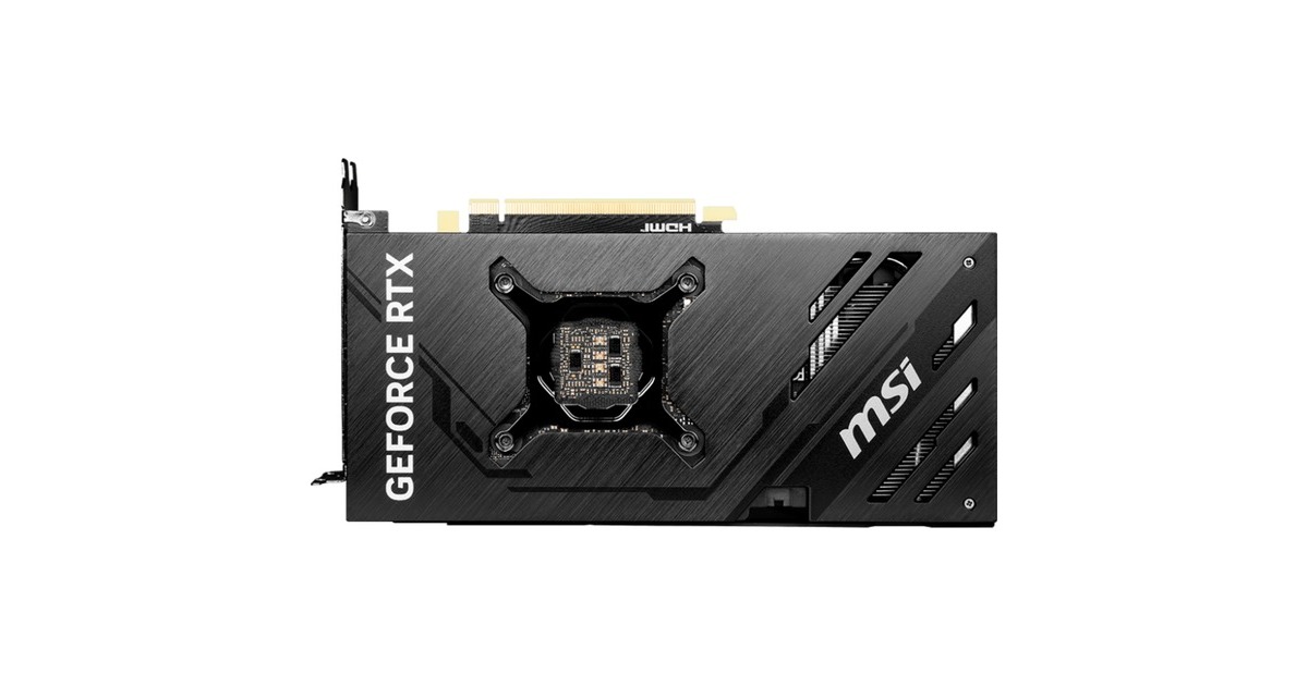 MSI GeForce RTX 4070 VENTUS 2X E OC, Grafikkarte(DLSS 3, 3x DisplayPort, 1x HDMI 2.1)