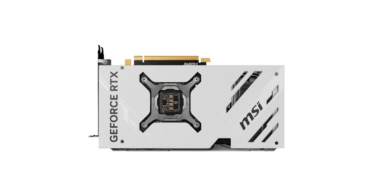 MSI GeForce RTX 4070 VENTUS 2X OC WHITE, Grafikkarte(DLSS 3, 3x DisplayPort, 1x HDMI 2.1)