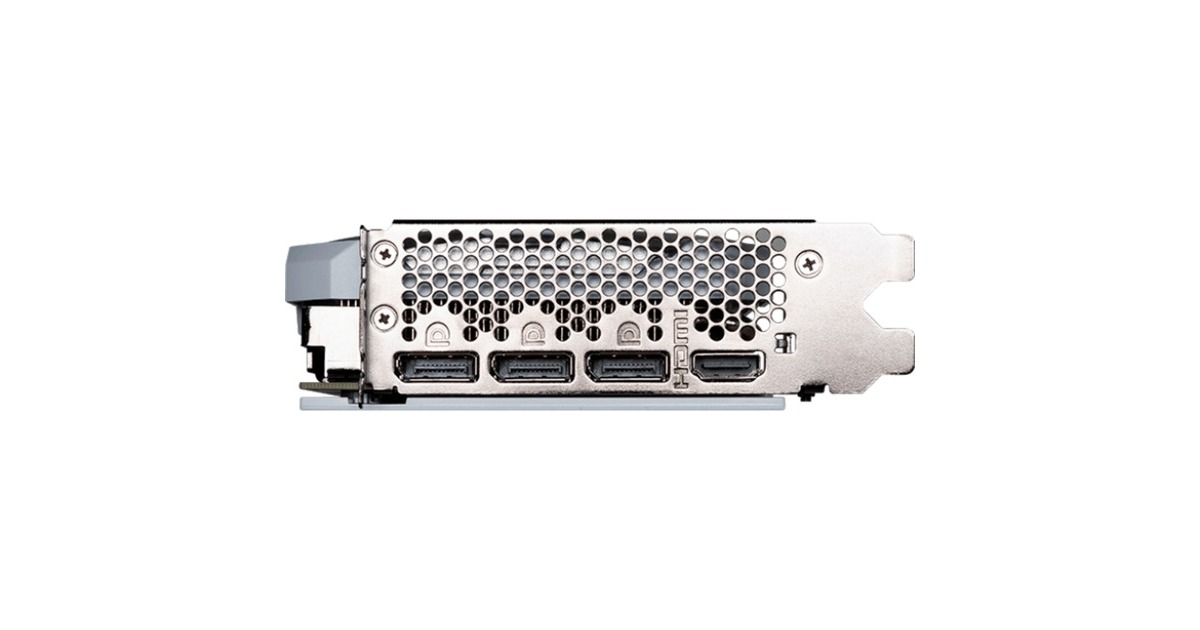 MSI GeForce RTX 4070 VENTUS 2X OC WHITE, Grafikkarte(DLSS 3, 3x DisplayPort, 1x HDMI 2.1)
