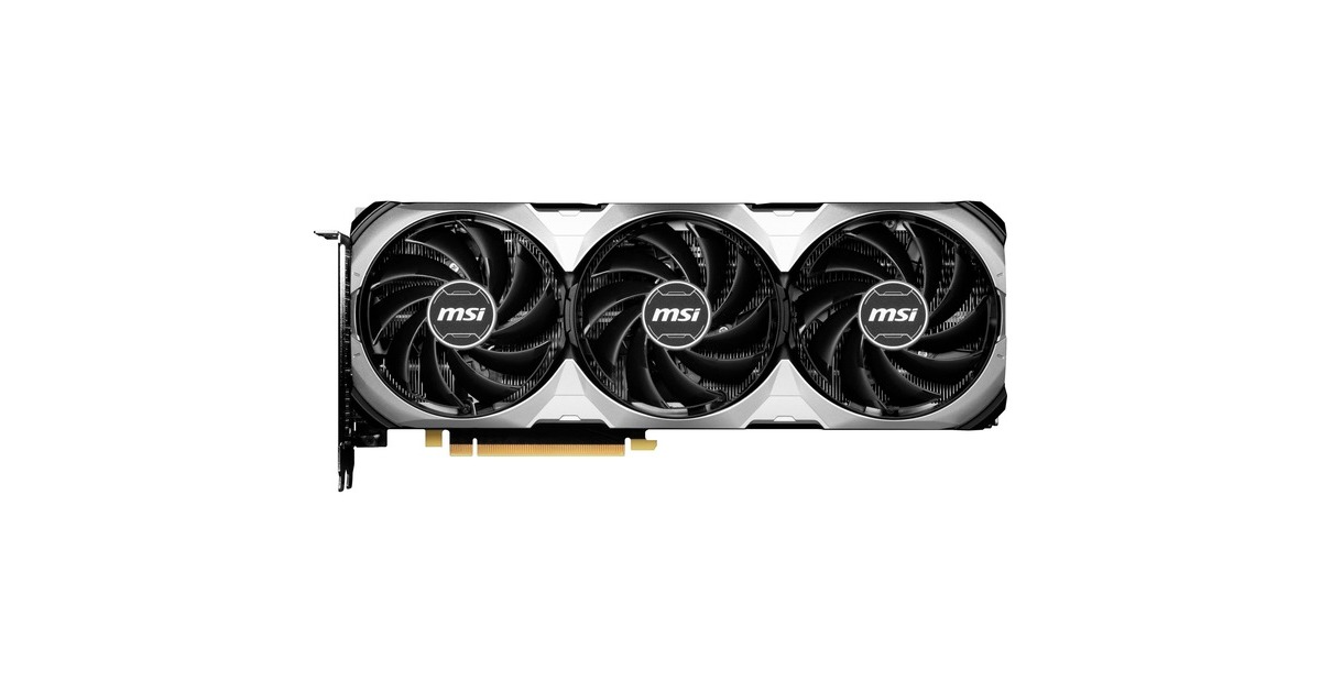 MSI GeForce RTX 4070 VENTUS 3X E 12G OC, Grafikkarte(DLSS 3, 3x DisplayPort, 1x HDMI 2.1a)