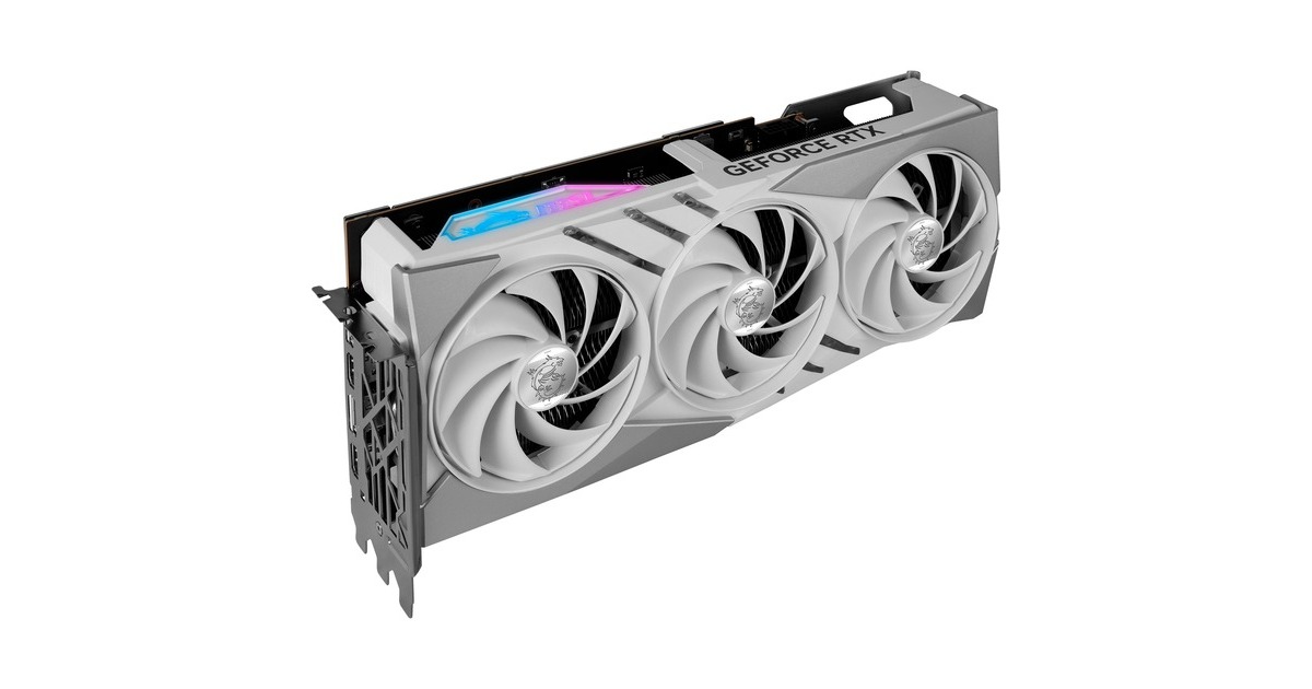 MSI GeForce RTX 4080 SUPER GAMING X SLIM WHITE, Grafikkarte(weiß, DLSS 3, 2x DisplayPort, 2x HDMI 2.1)