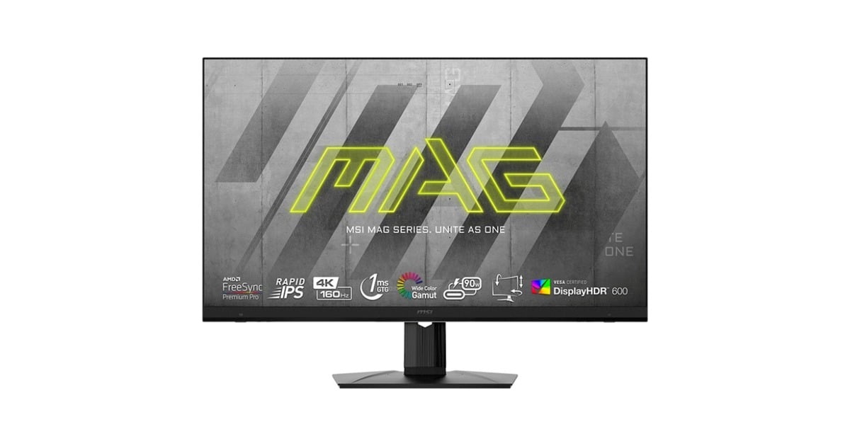 MSI MAG 323UPFDE, Gaming-Monitor(81 cm (32 Zoll), schwarz, UltraHD/4K, Rapid IPS, 160Hz Panel, Outlet)