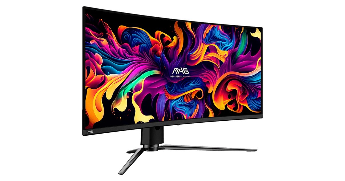 MSI MAG 341CQPDE QD-OLED, Gaming-Monitor(86.8 cm (34.2 Zoll), schwarz, UWQHD, QD-OLED, Curved, Adaptive-Sync, HDR, 175Hz Panel)