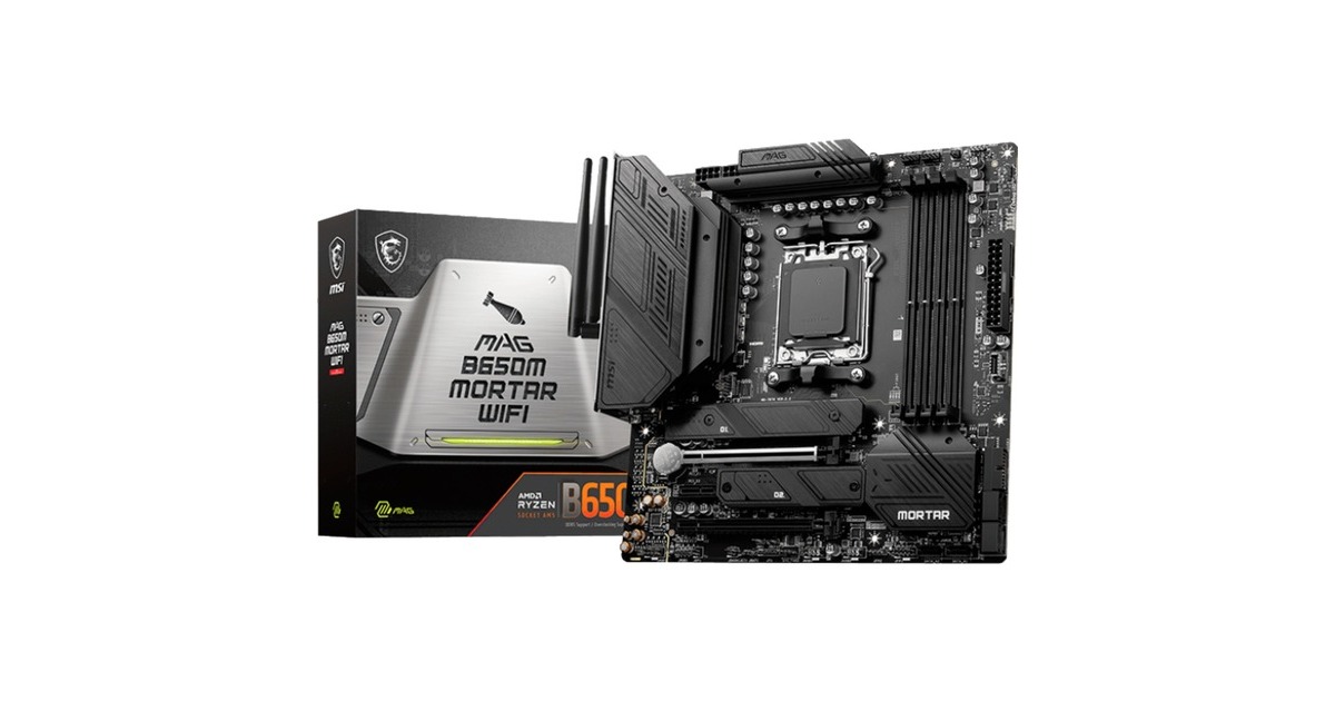 MSI MAG B650M MORTAR WIFI, Mainboard(schwarz)