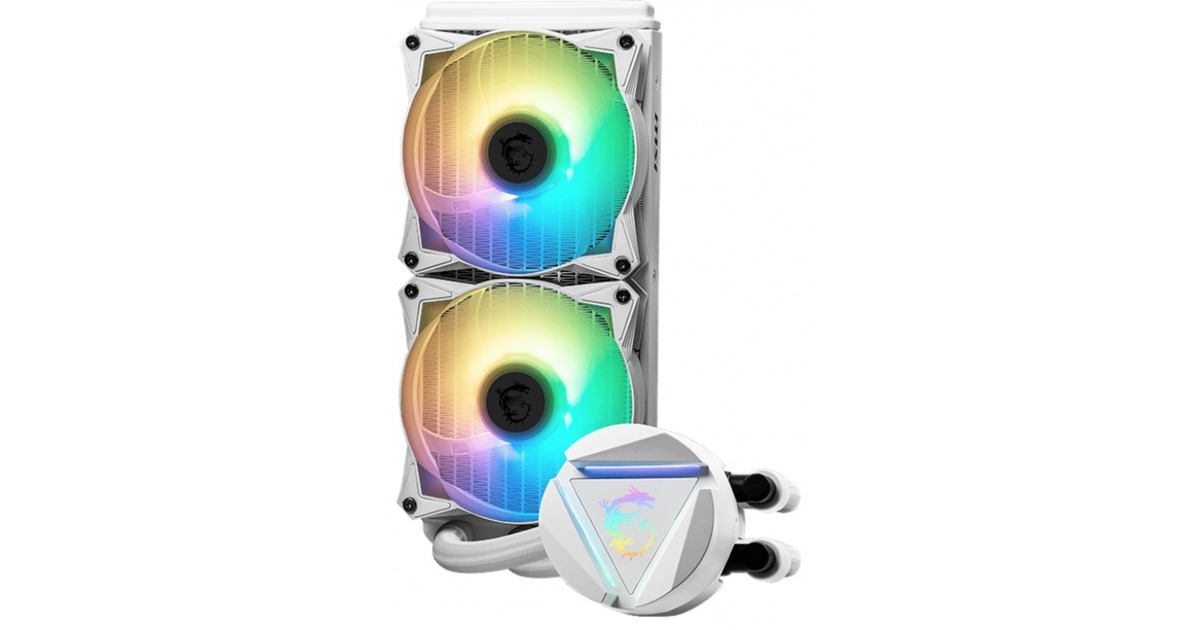MSI MAG CoreLiquid 240R V2 WHITE 240mm, Wasserkühlung(weiß)