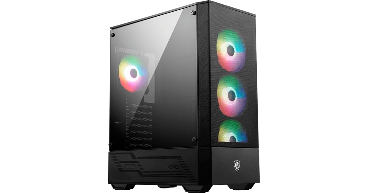 MSI MAG FORGE 112R, Tower-Gehäuse(schwarz, Tempered Glass)