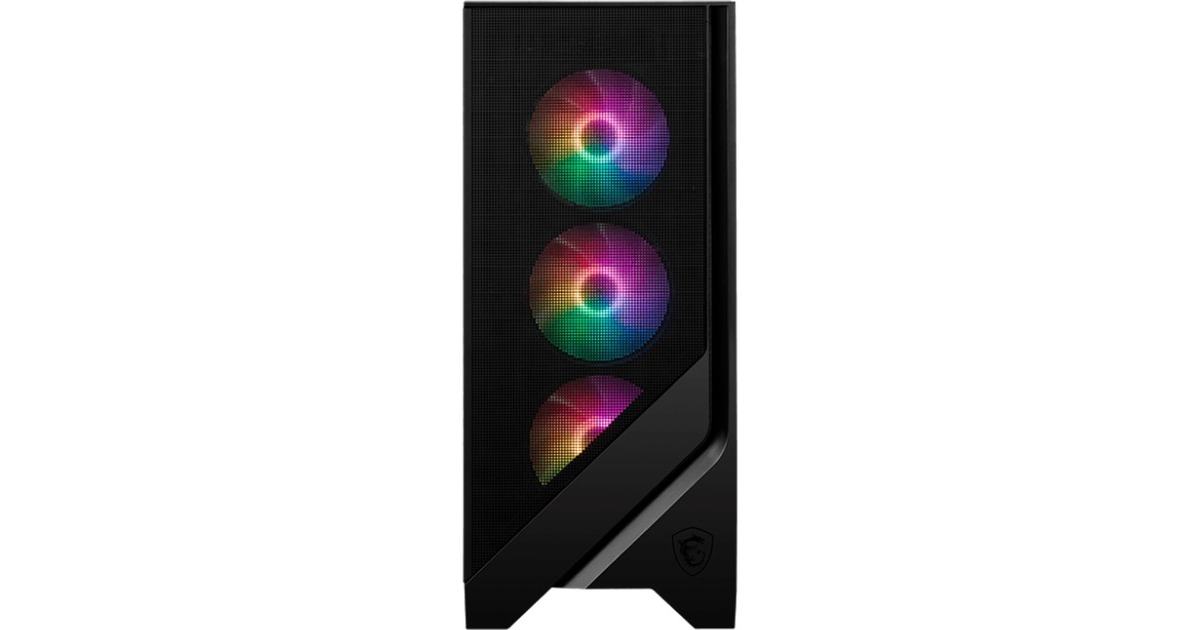 MSI MAG FORGE 120A AIRFLOW , Tower-Gehäuse(schwarz, Tempered Glass)