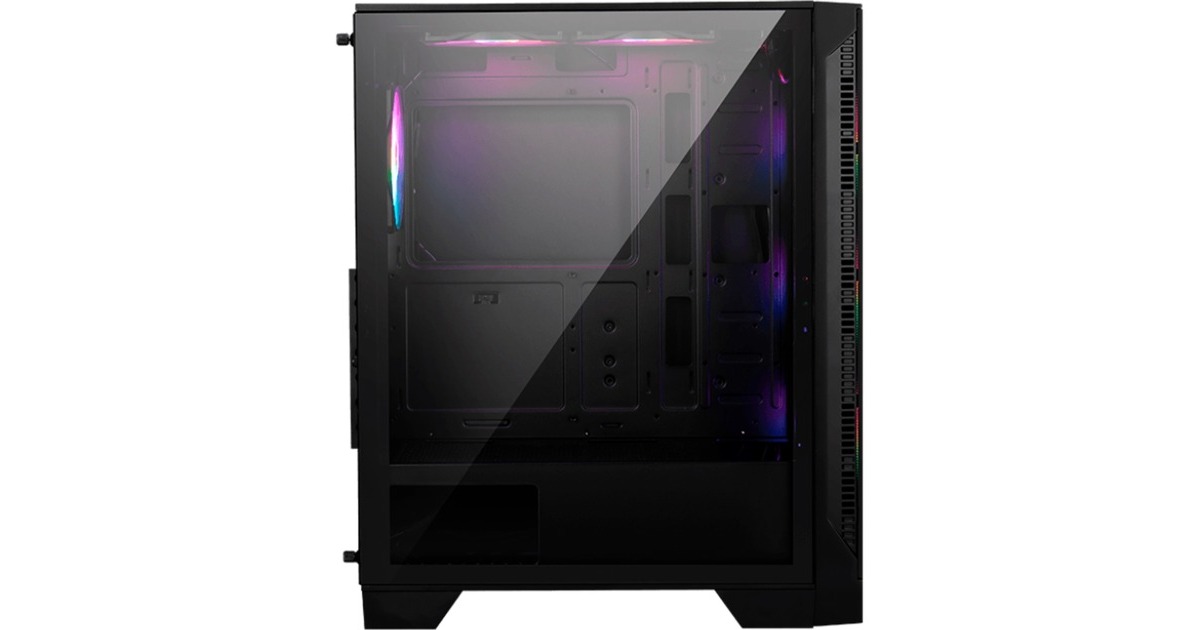 MSI MAG FORGE 120A AIRFLOW , Tower-Gehäuse(schwarz, Tempered Glass)