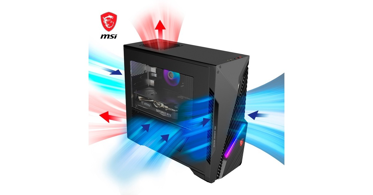 MSI MAG Infinite S3 13NUB5-1206AT, Gaming-PC(schwarz/transparent, Windows 11 Home 64-Bit)