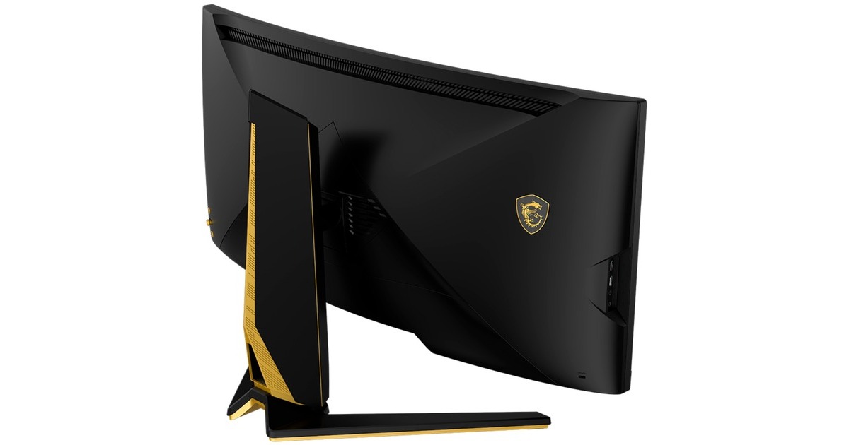 MSI MEG 342CDE QD-OLED, Gaming-Monitor(86.8 cm (34 Zoll), schwarz/gold, UWQHD, QD-OLED, 175Hz Panel)