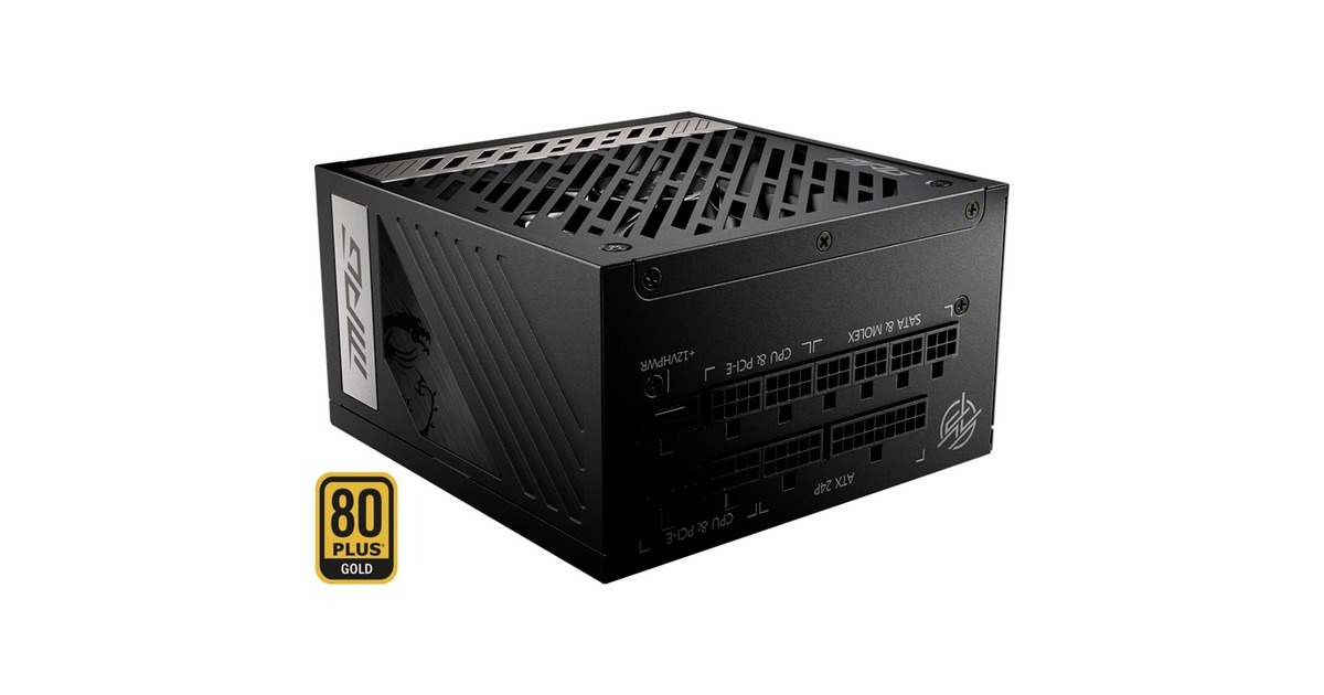 MSI MPG A850G PCIE5 850W, PC-Netzteil(schwarz, 7x PCIe, Kabel-Management, 850 Watt)