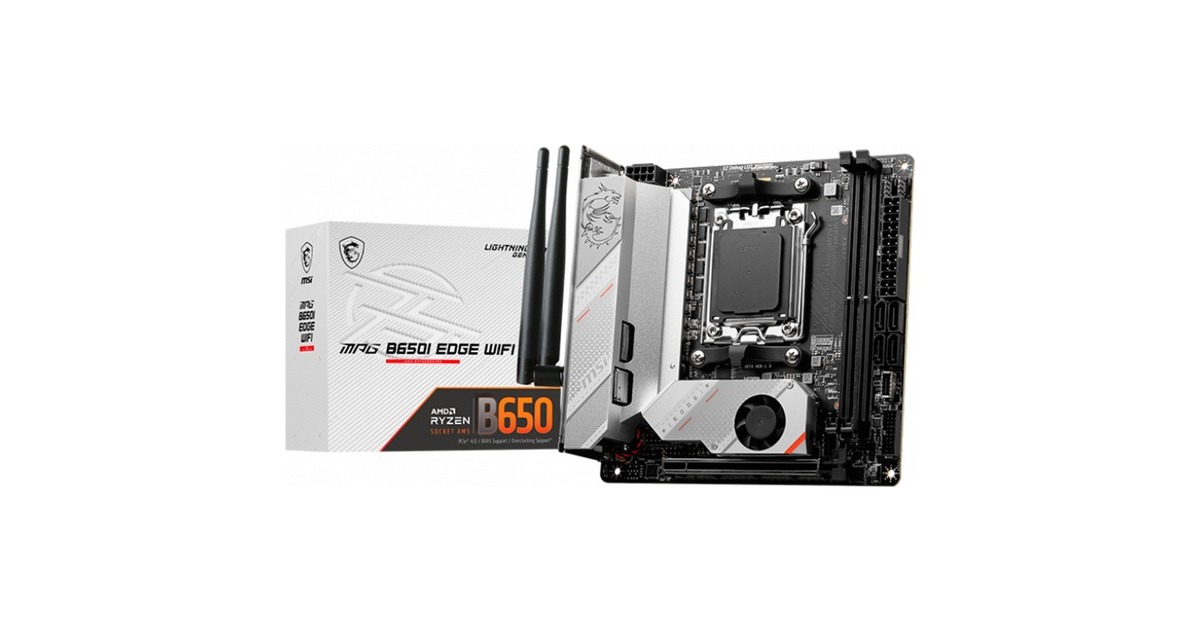 MSI MPG B650I EDGE WIFI, Mainboard(silber)
