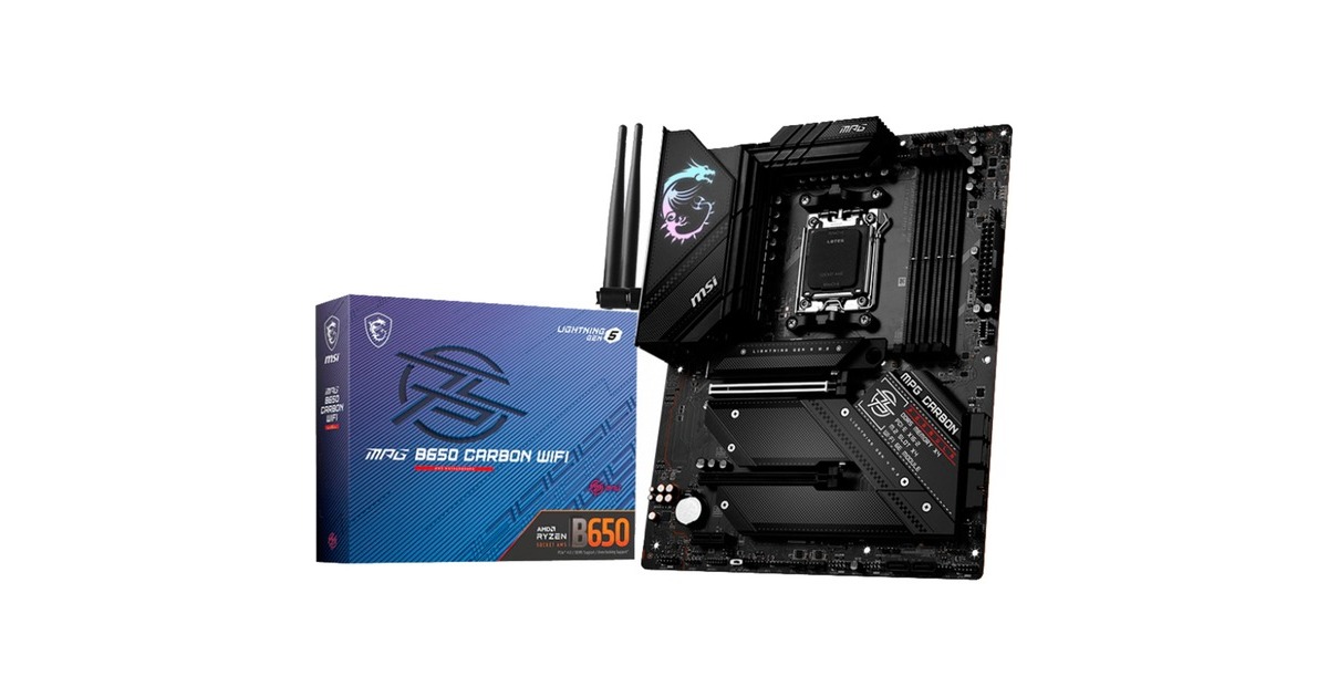 MSI MPG B650 CARBON WIFI, Mainboard(schwarz, Outlet)