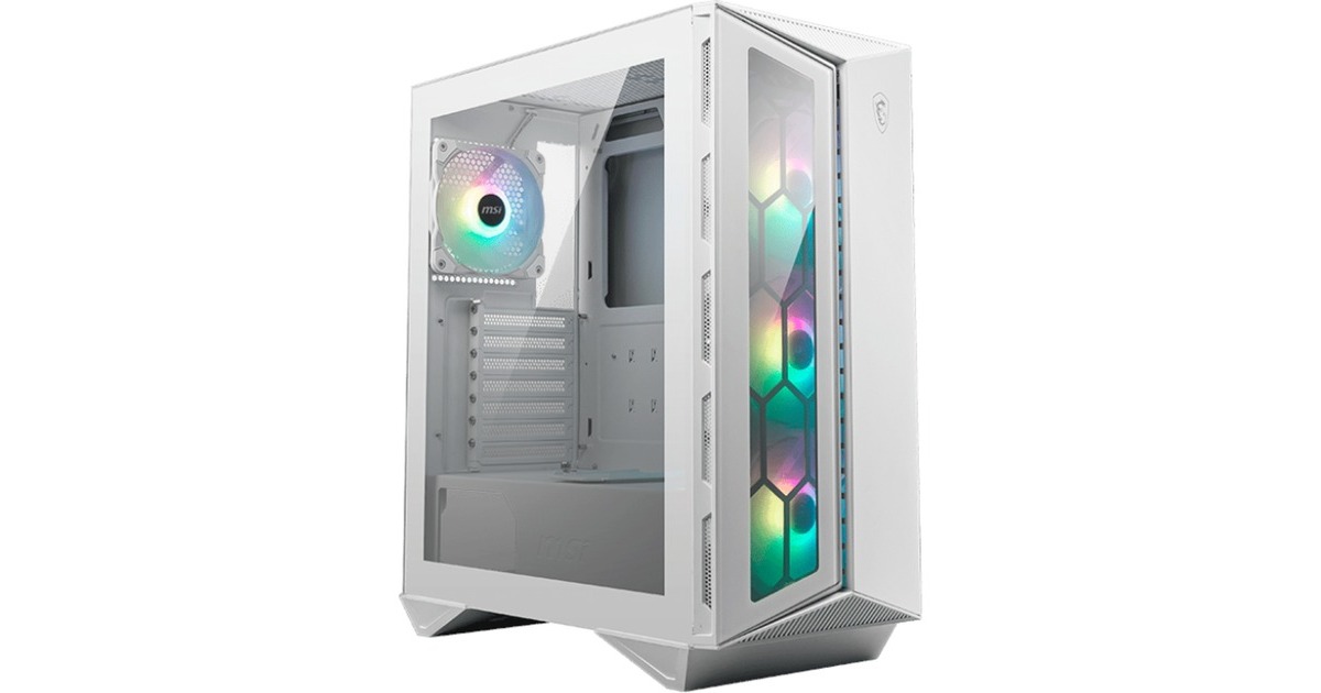 MSI MPG GUNGNIR 110R, Tower-Gehäuse(weiß, Tempered Glass)