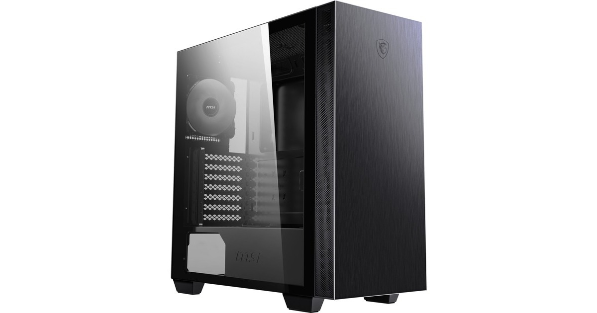 MSI MPG SEKIRA 100P, Tower-Gehäuse(schwarz, Tempered Glass)
