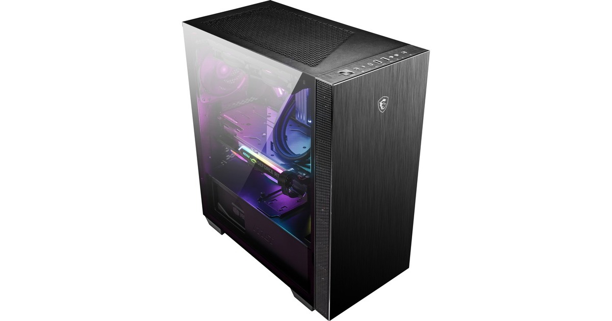 MSI MPG SEKIRA 100P, Tower-Gehäuse(schwarz, Tempered Glass)
