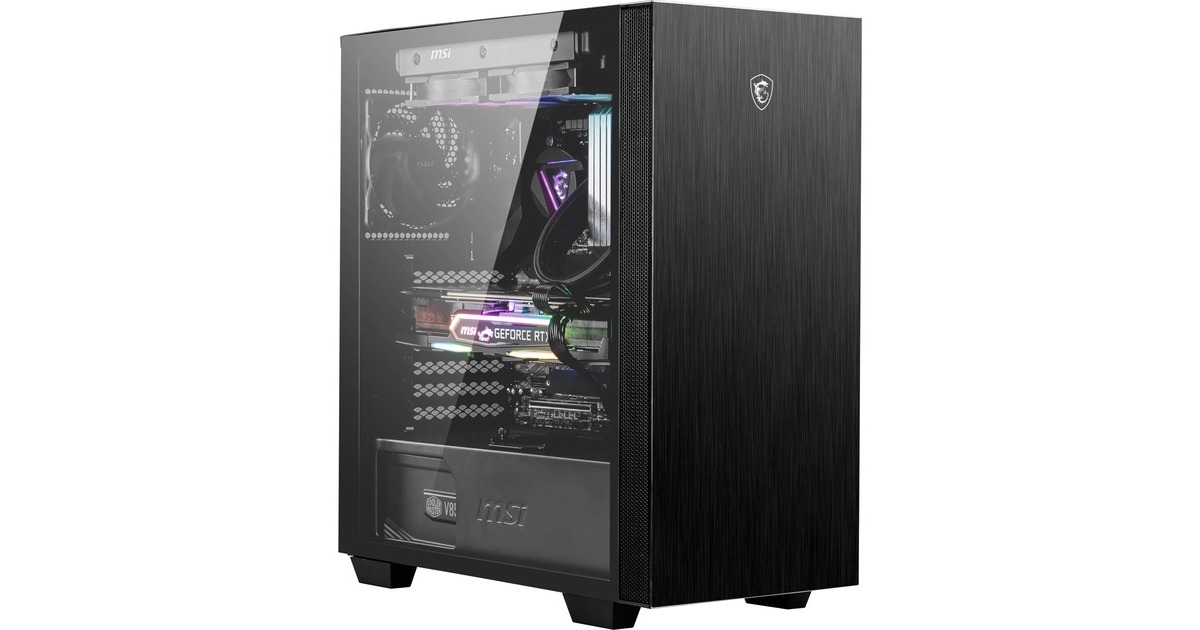 MSI MPG SEKIRA 100P, Tower-Gehäuse(schwarz, Tempered Glass)