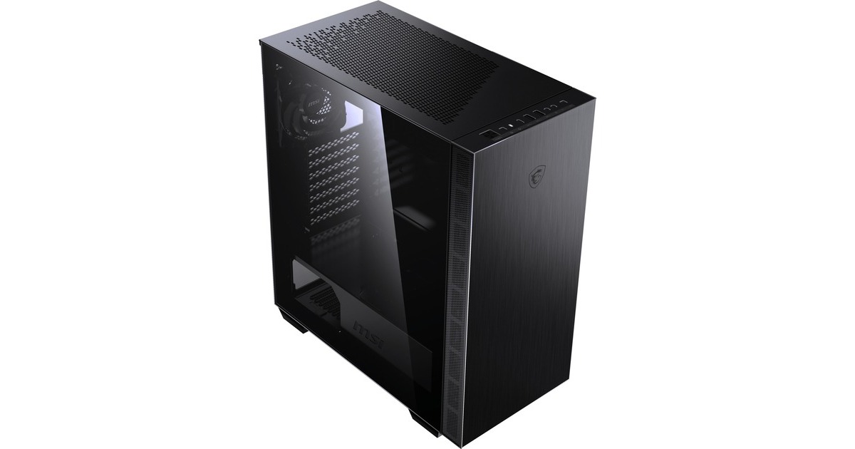 MSI MPG SEKIRA 100P, Tower-Gehäuse(schwarz, Tempered Glass)