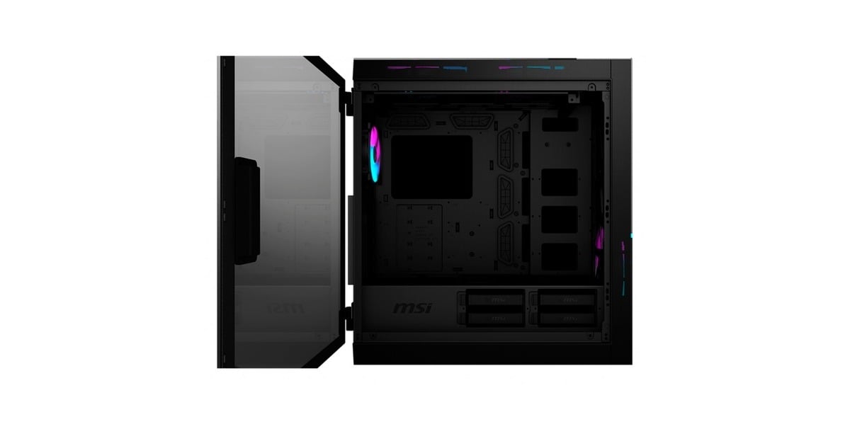 MSI MPG SEKIRA 500X, Tower-Gehäuse(schwarz, Tempered Glass)