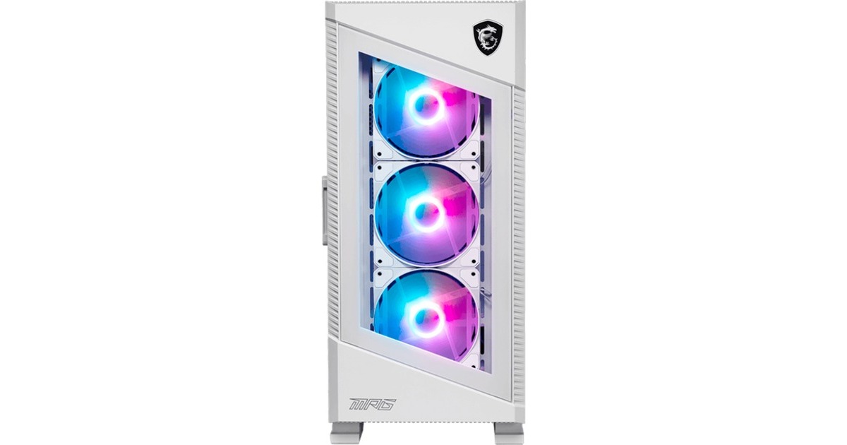 MSI MPG VELOX 100R , Tower-Gehäuse(weiß, Tempered Glass)
