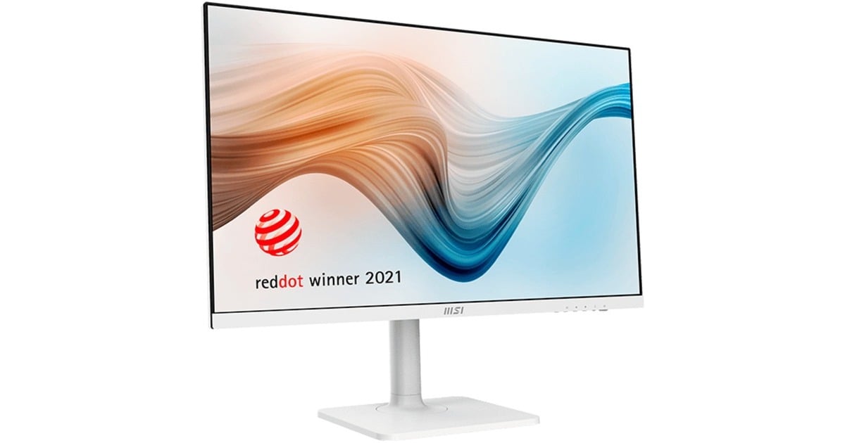 MSI Modern MD272XPWDE, LED-Monitor(69 cm (27 Zoll), weiß, FullHD, IPS, USB-C, 100Hz Panel, Outlet)