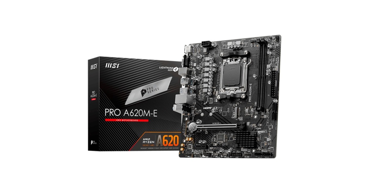 MSI PRO A620M-E, Mainboard